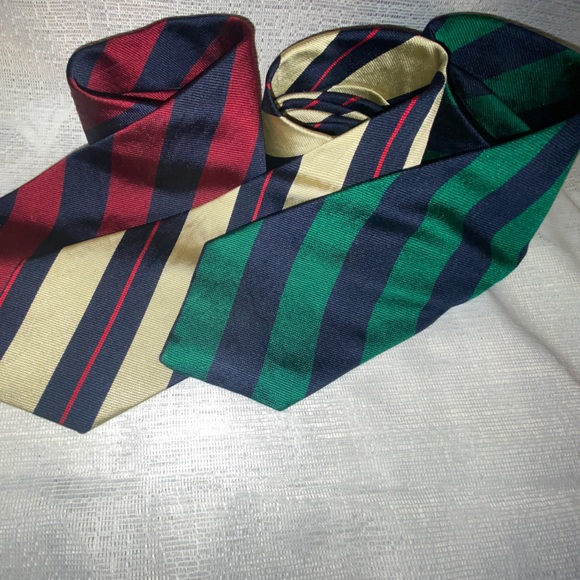 3 Claybrooke Pure Silk Ties - Picture 1 of 1
